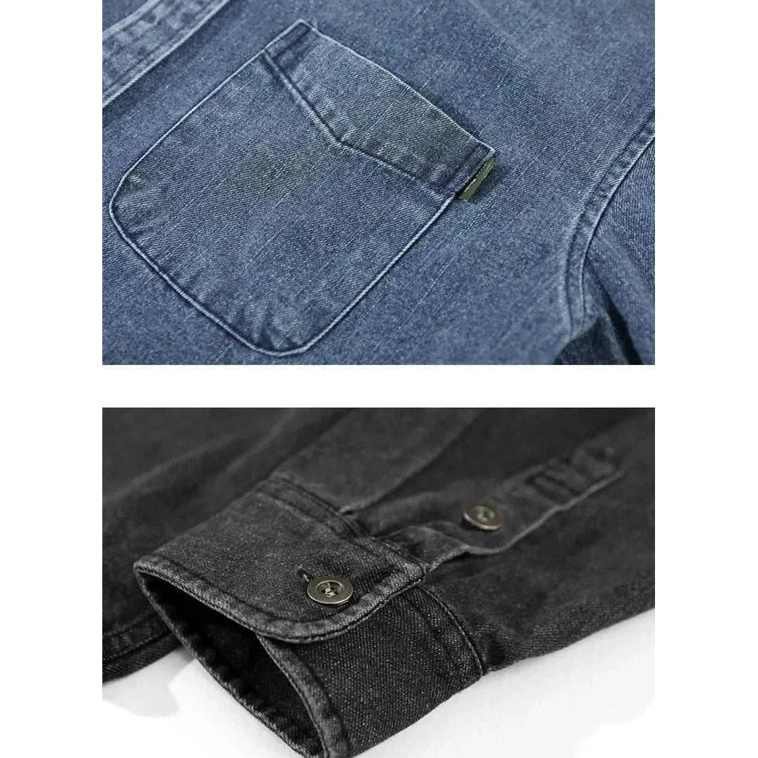 Retro vintage denim shirt