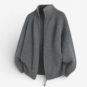 Ronald zip-front knit sweater