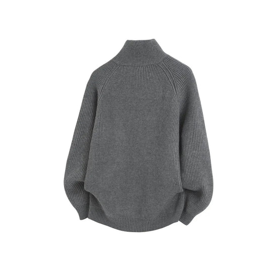 Ronald zip-front knit sweater