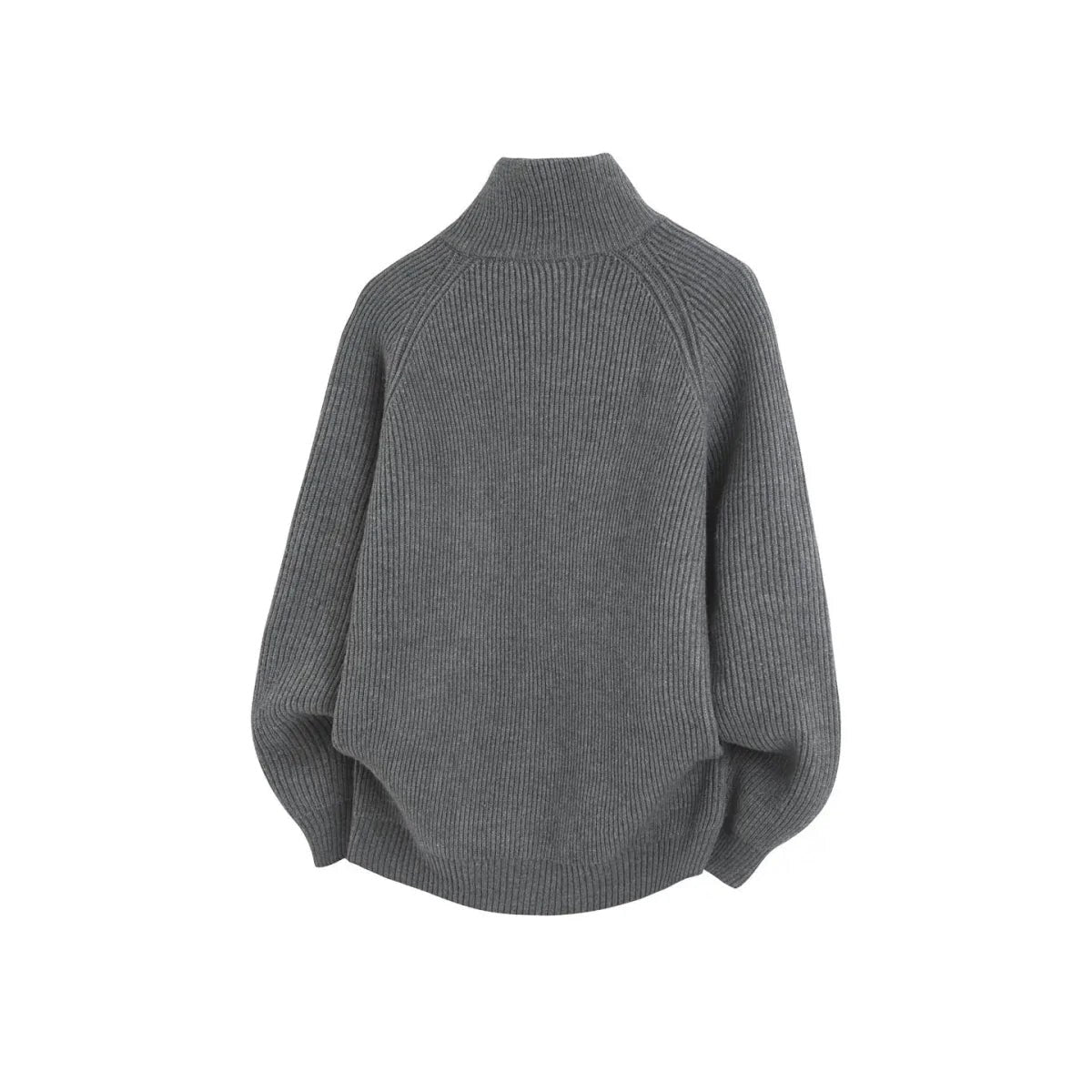Ronald zip-front knit sweater