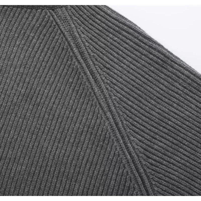 Ronald zip-front knit sweater