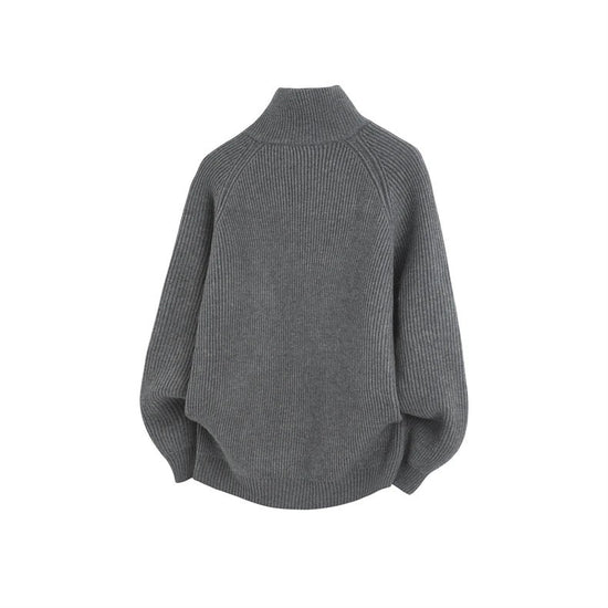 Ronald zip-front knit sweater