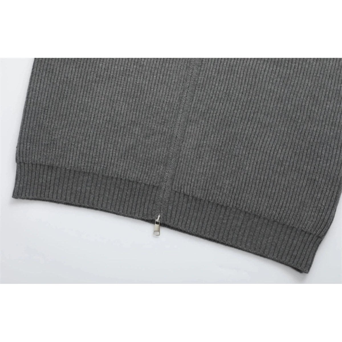 Ronald zip-front knit sweater