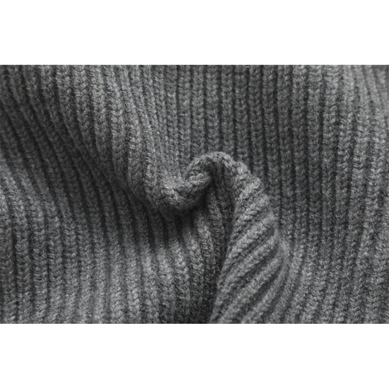 Ronald zip-front knit sweater