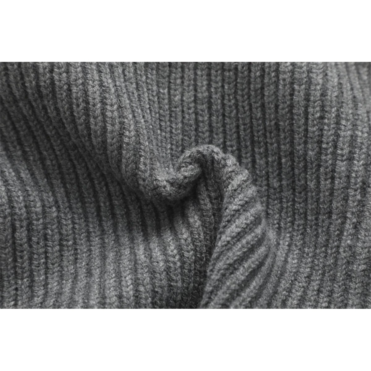 Ronald zip-front knit sweater