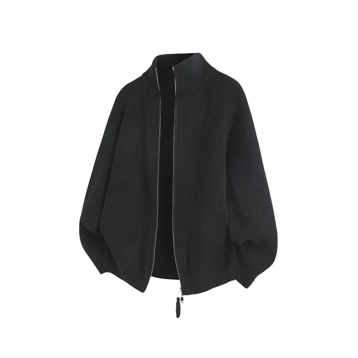 Ronald zip-front knit sweater
