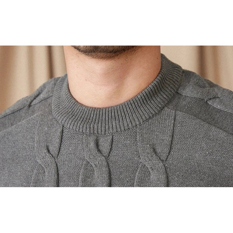 Round neck vintage sweater