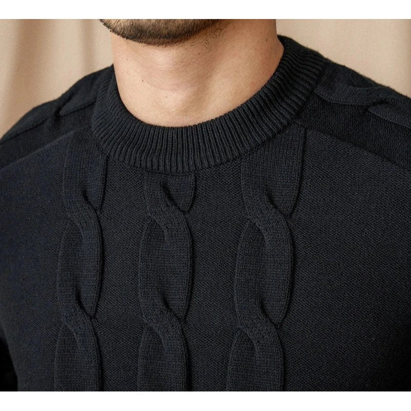 Round neck vintage sweater
