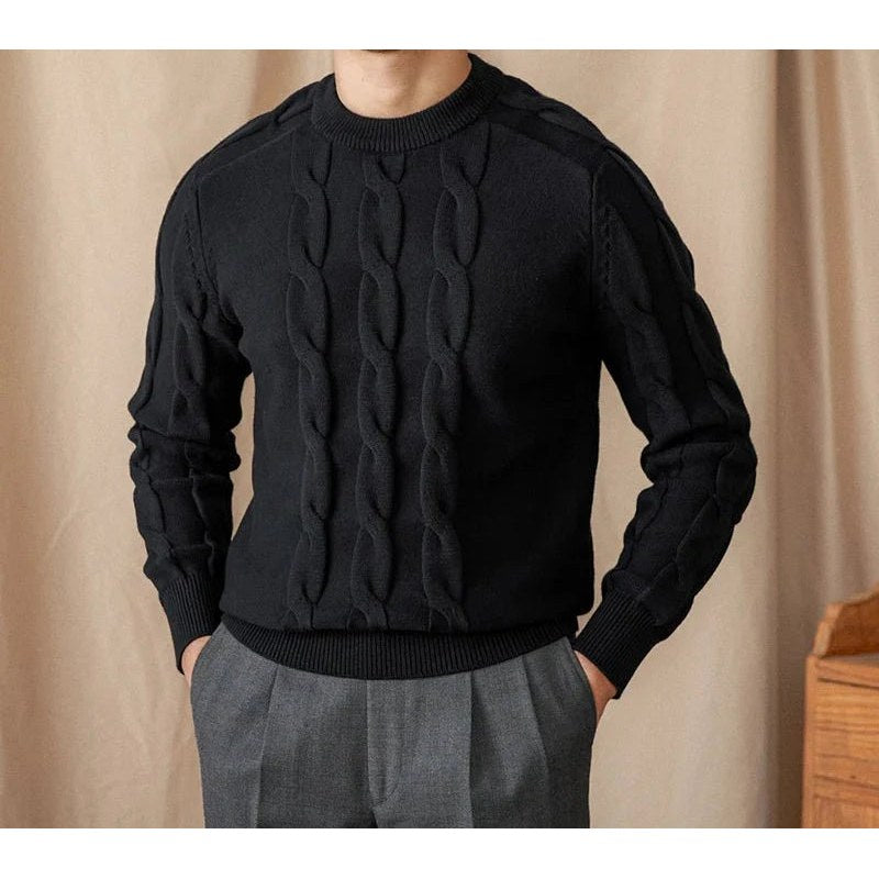 Round neck vintage sweater