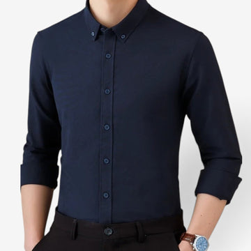 SAFARI Business formal cotton long sleeve shirt