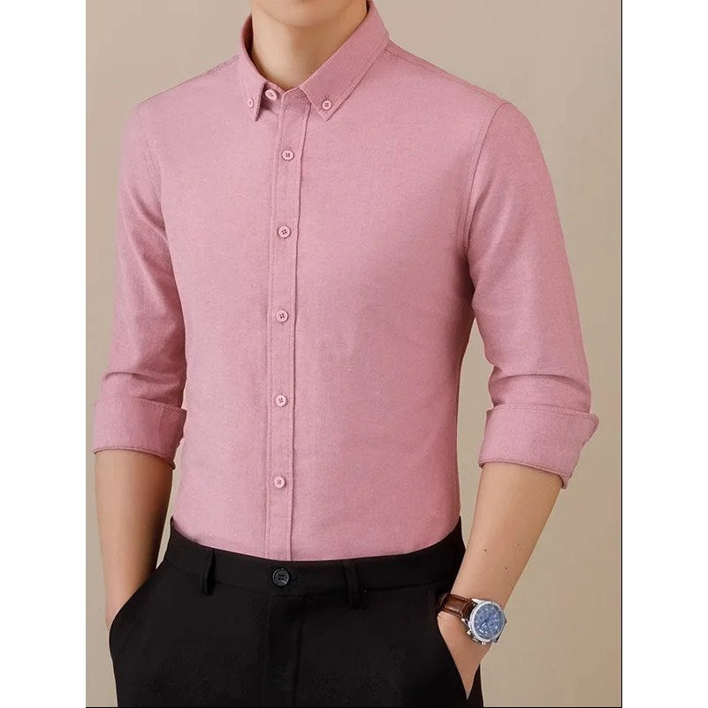SAFARI Business formal cotton long sleeve shirt