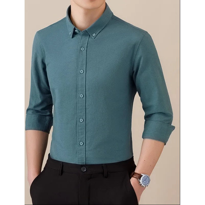 SAFARI Business formal cotton long sleeve shirt
