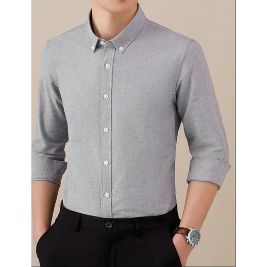 SAFARI Business formal cotton long sleeve shirt
