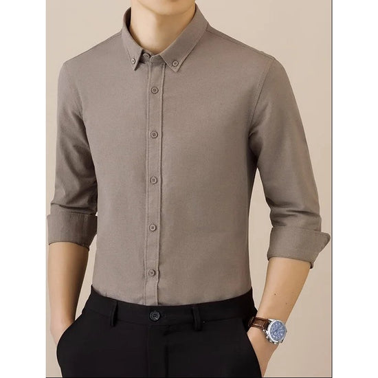 SAFARI Business formal cotton long sleeve shirt