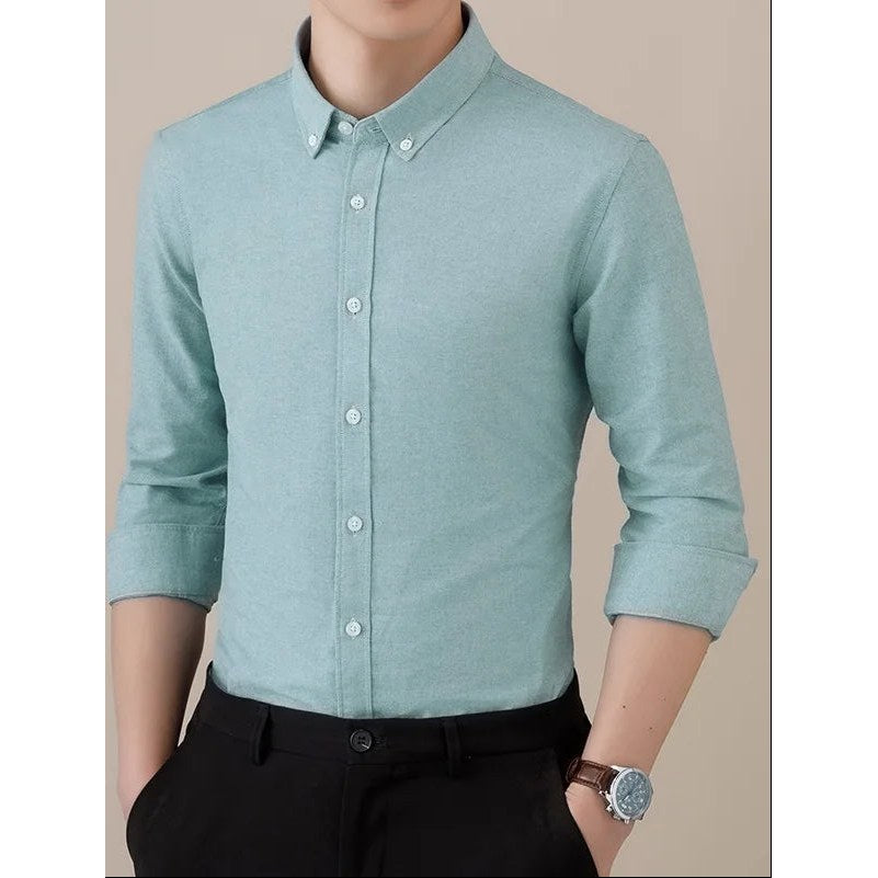 SAFARI Business formal cotton long sleeve shirt