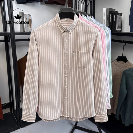 Santorini classic striped shirt