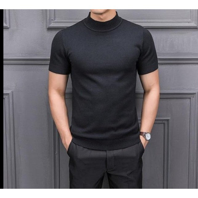 Semi-High Collar Sweater