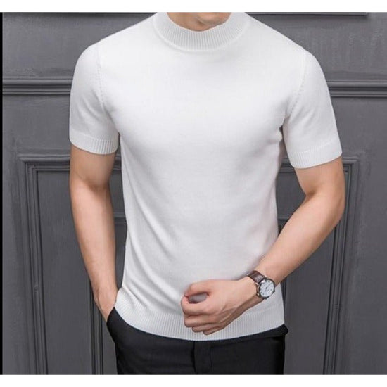 Semi-High Collar Sweater