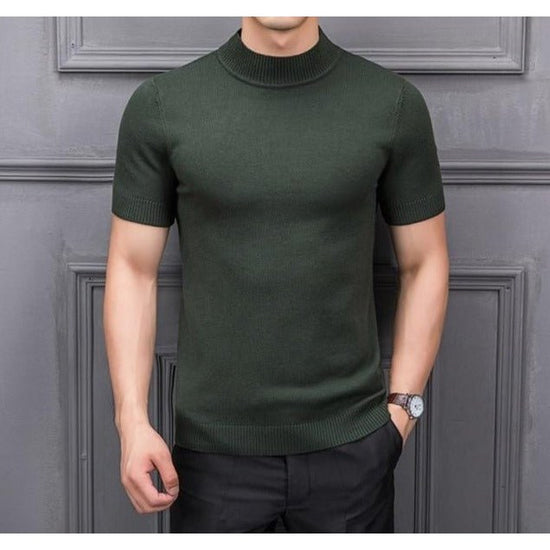 Semi-High Collar Sweater