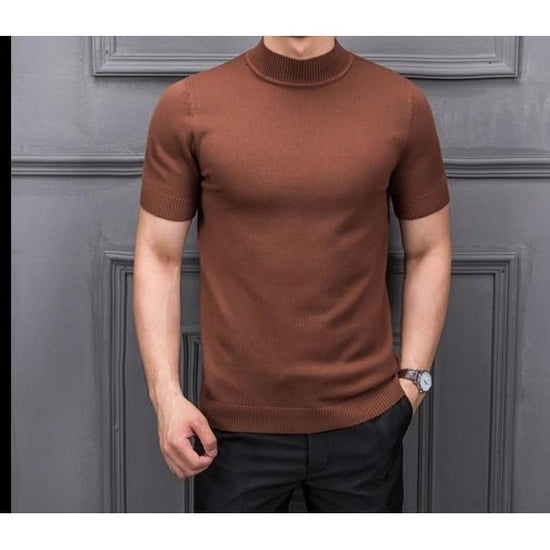 Semi-High Collar Sweater