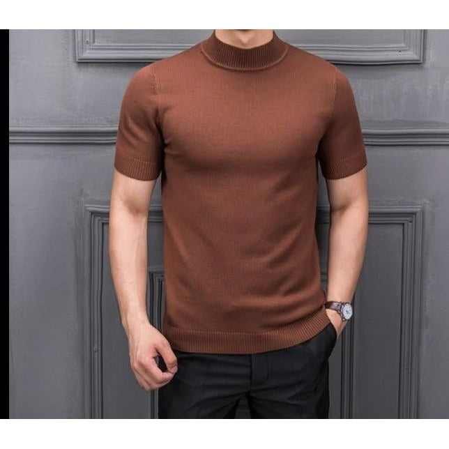 Semi-High Collar Sweater