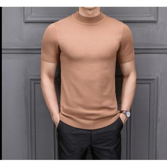 Semi-High Collar Sweater