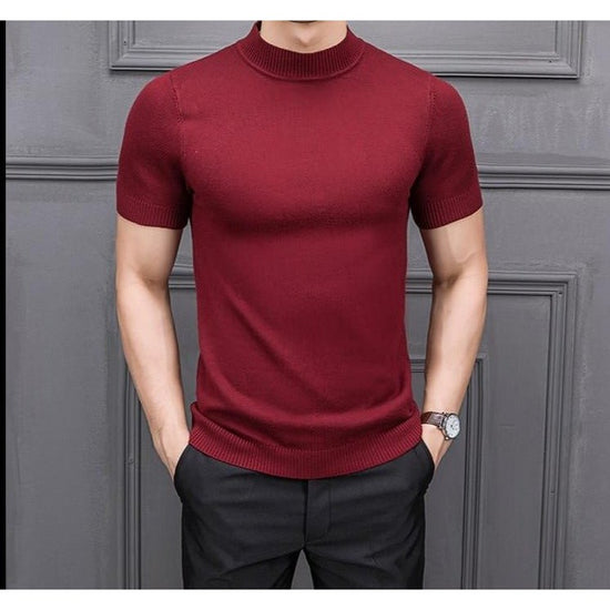 Semi-High Collar Sweater