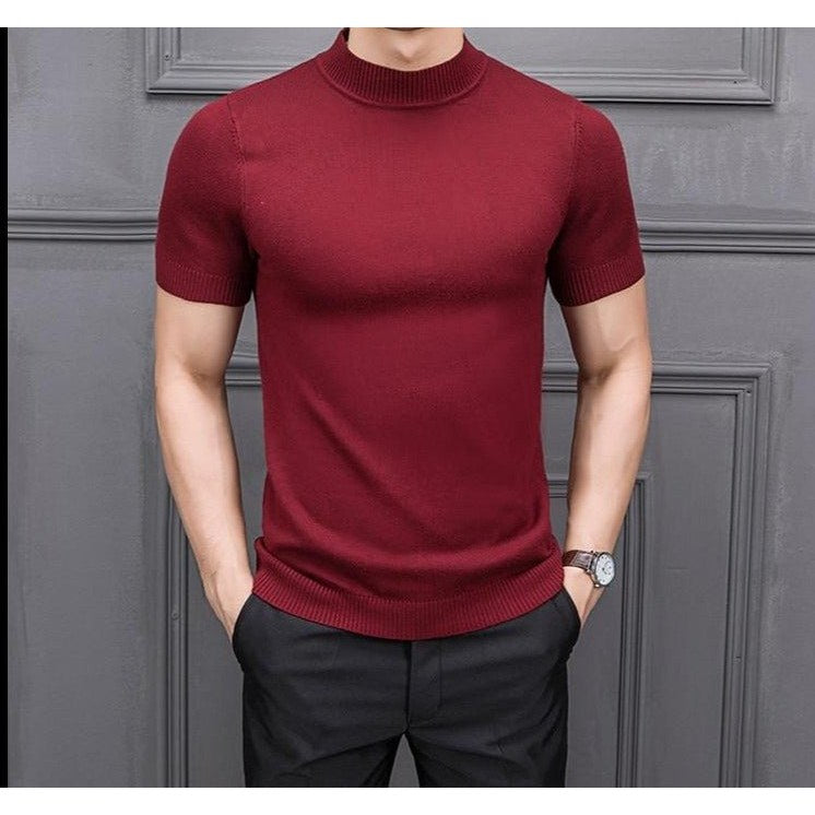 Semi-High Collar Sweater