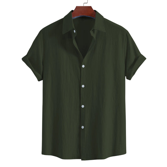 Short-sleeved cotton summer golf t-shirt