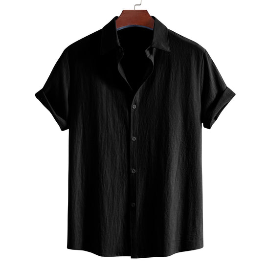 Short-sleeved cotton summer golf t-shirt