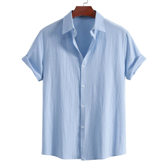 Short-sleeved cotton summer golf t-shirt