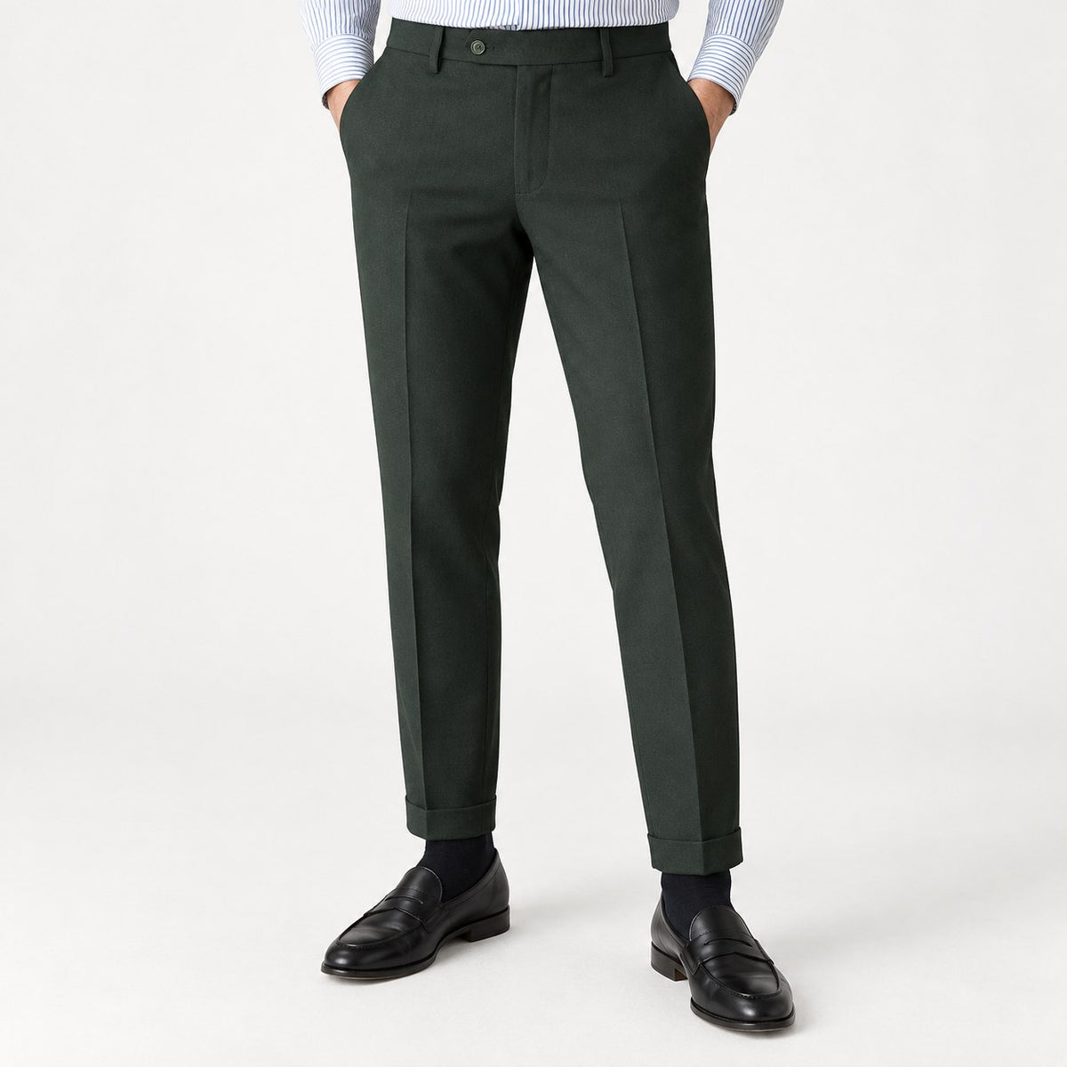 Slim fit ankle trousers