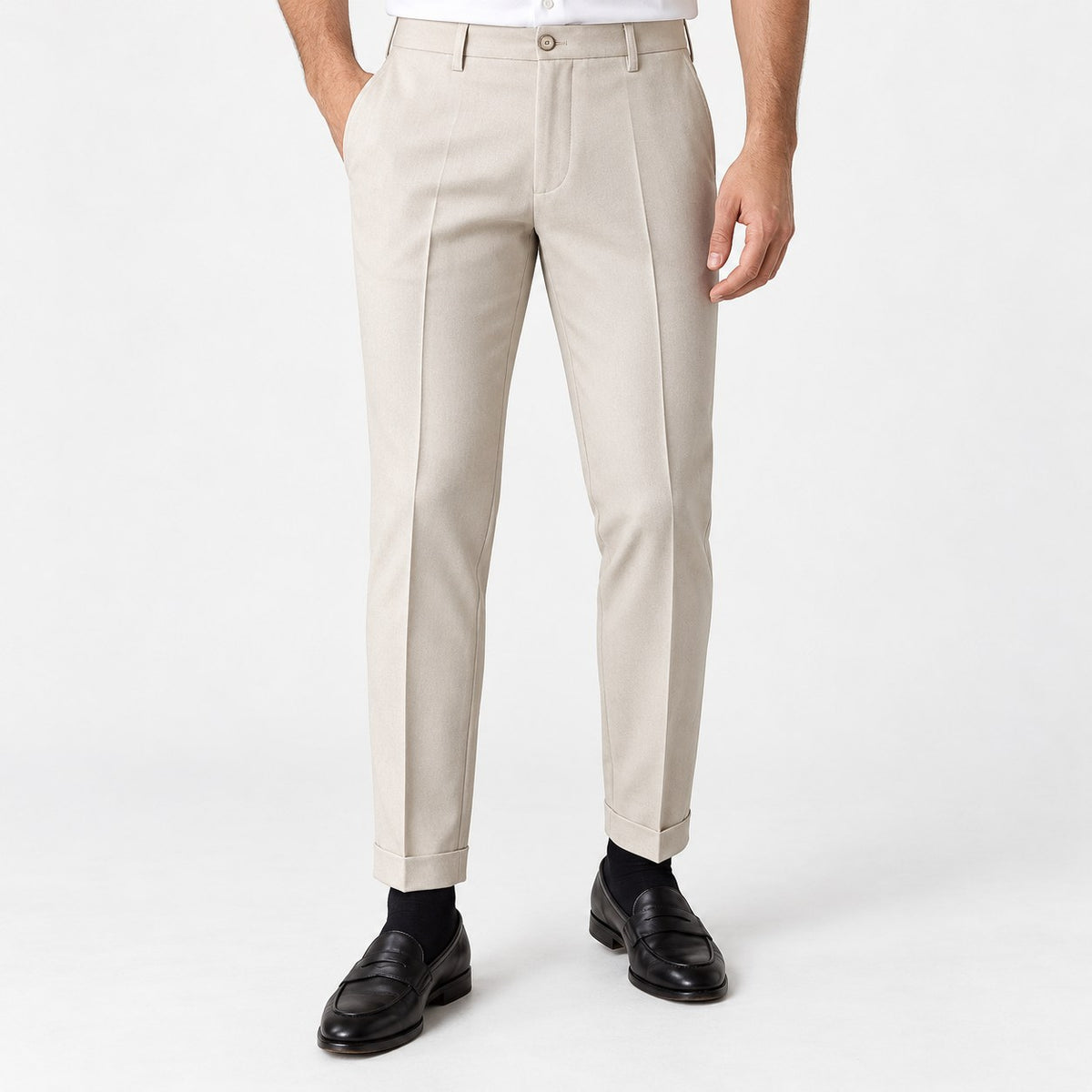 Slim fit ankle trousers
