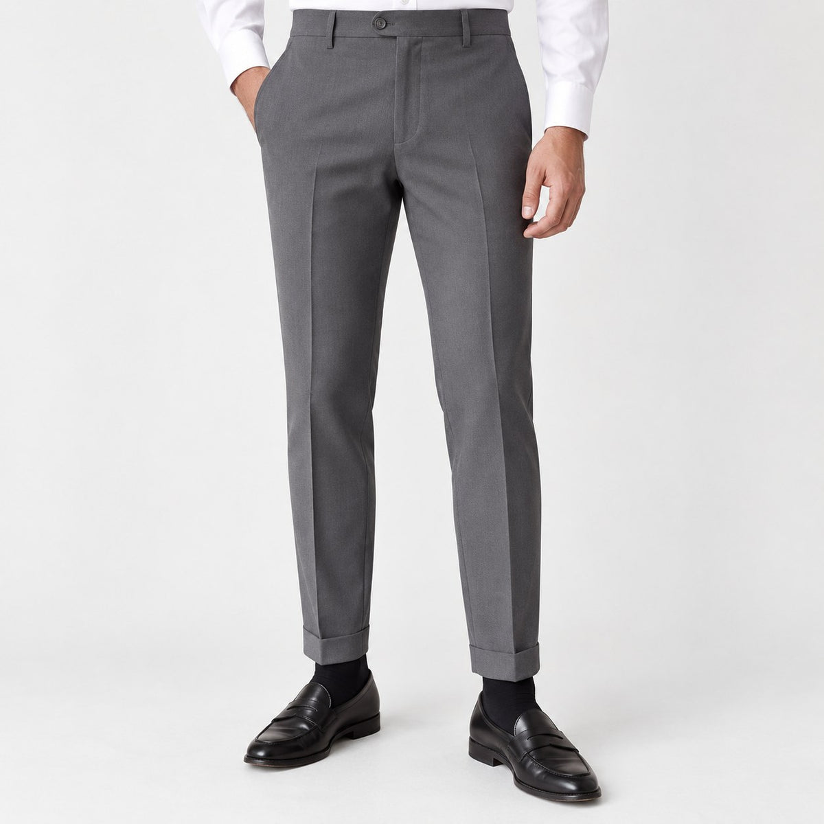 Slim fit ankle trousers