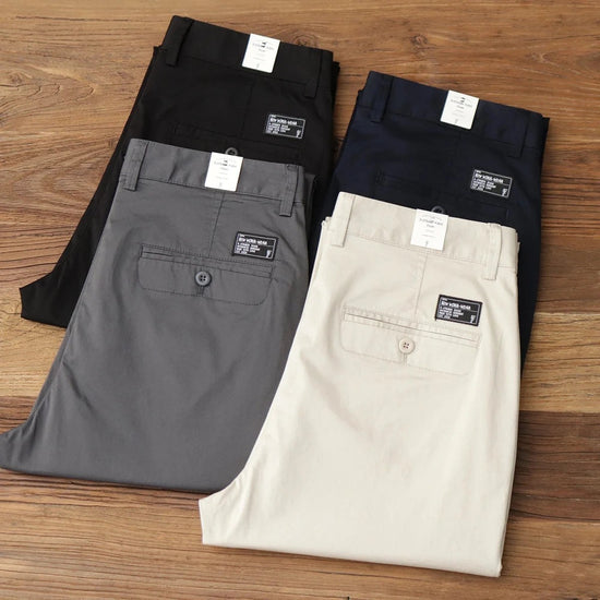 Slim fit business chinos