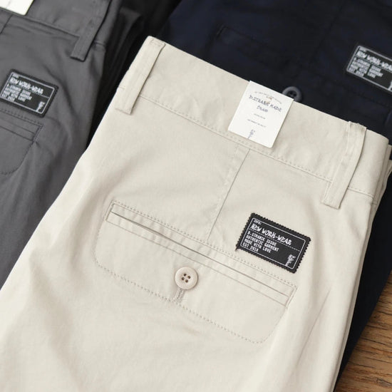 Slim fit business chinos