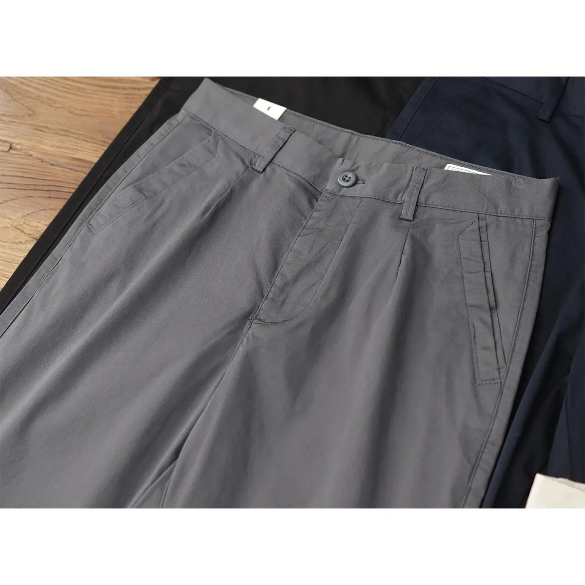 Slim fit business chinos