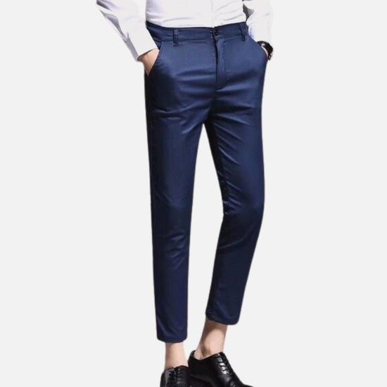 Slim-Fit Dress Trousers