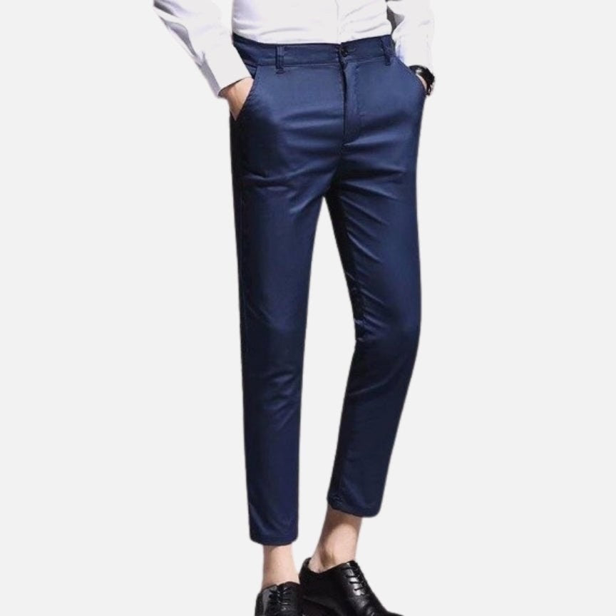 Slim-Fit Dress Trousers