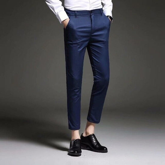 Slim-Fit Dress Trousers