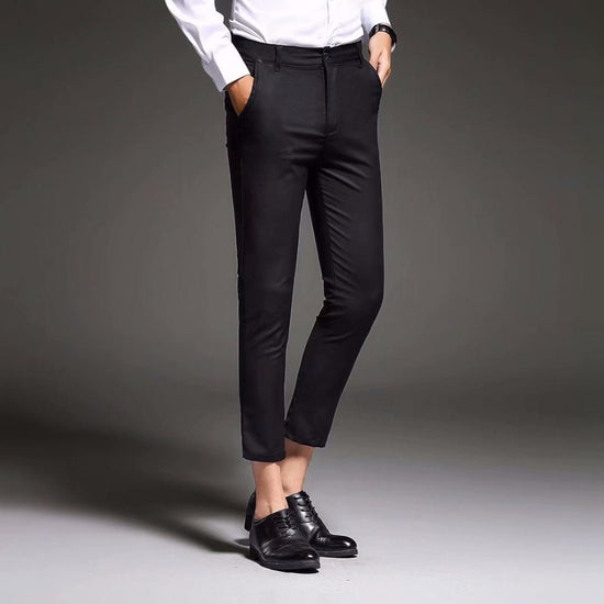 Slim-Fit Dress Trousers