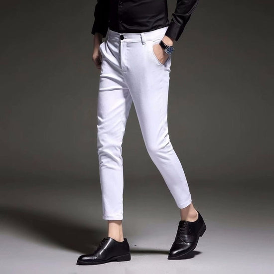 Slim-Fit Dress Trousers