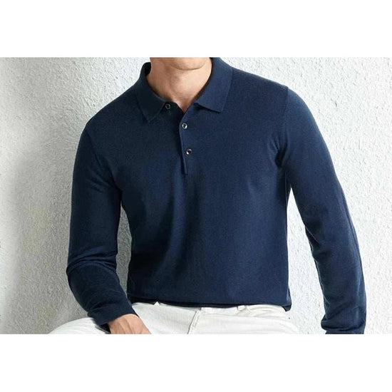 Slim fit wool autumn sweater