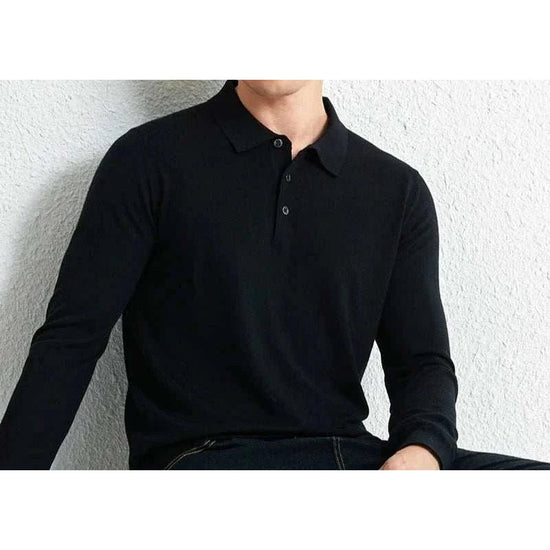 Slim fit wool autumn sweater