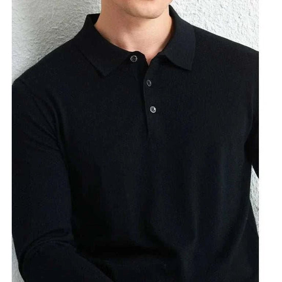 Slim fit wool autumn sweater