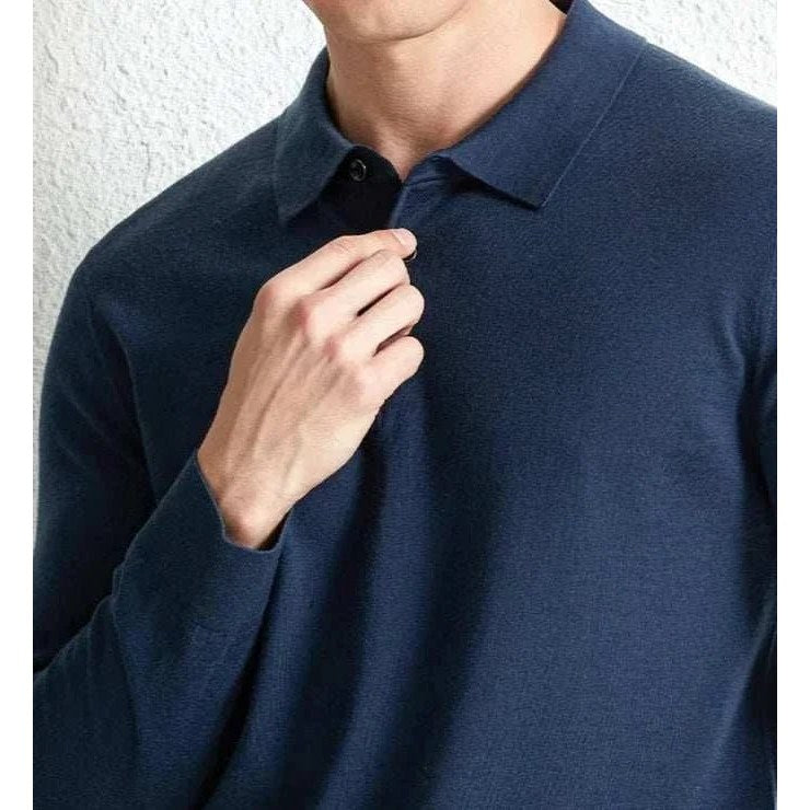 Slim fit wool autumn sweater