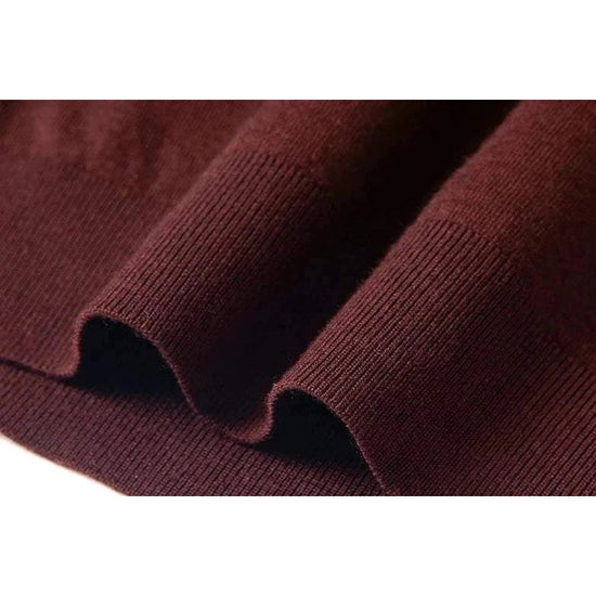 Slim fit wool autumn sweater