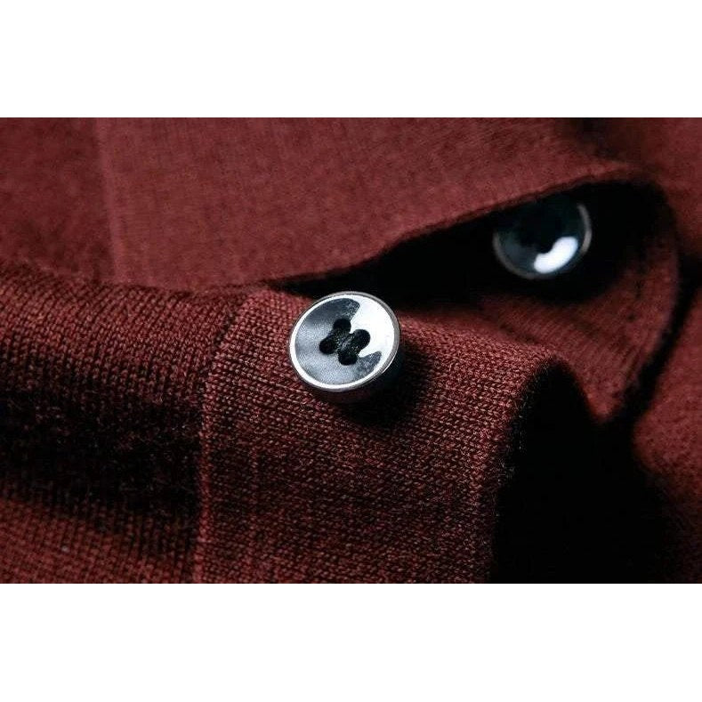 Slim fit wool autumn sweater