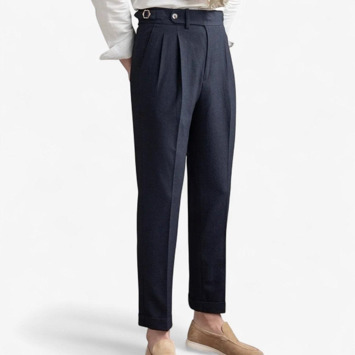 Straight fit suit elegant pants