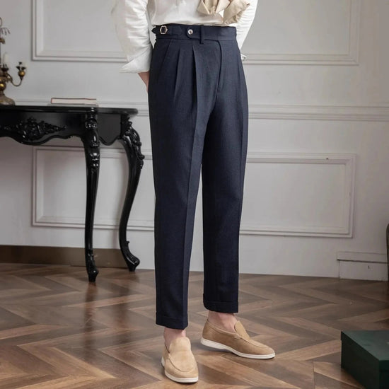 Straight fit suit elegant pants